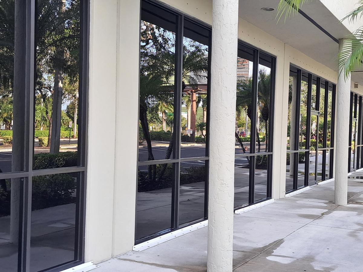 Commercial storefront window cleaning South Florida